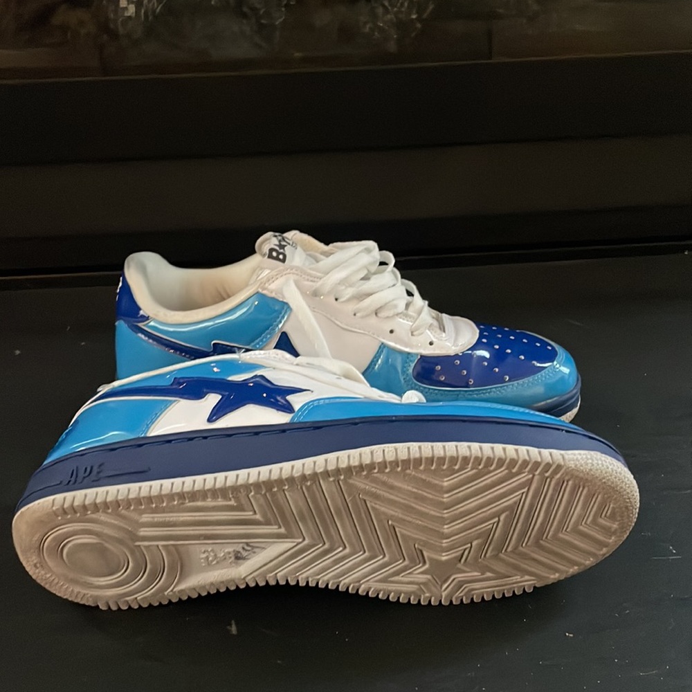 A Bathing Ape Bape Sta Navy FS-001 Sneaker DS Size 13 Used excellent condition - Picture 10 of 14
